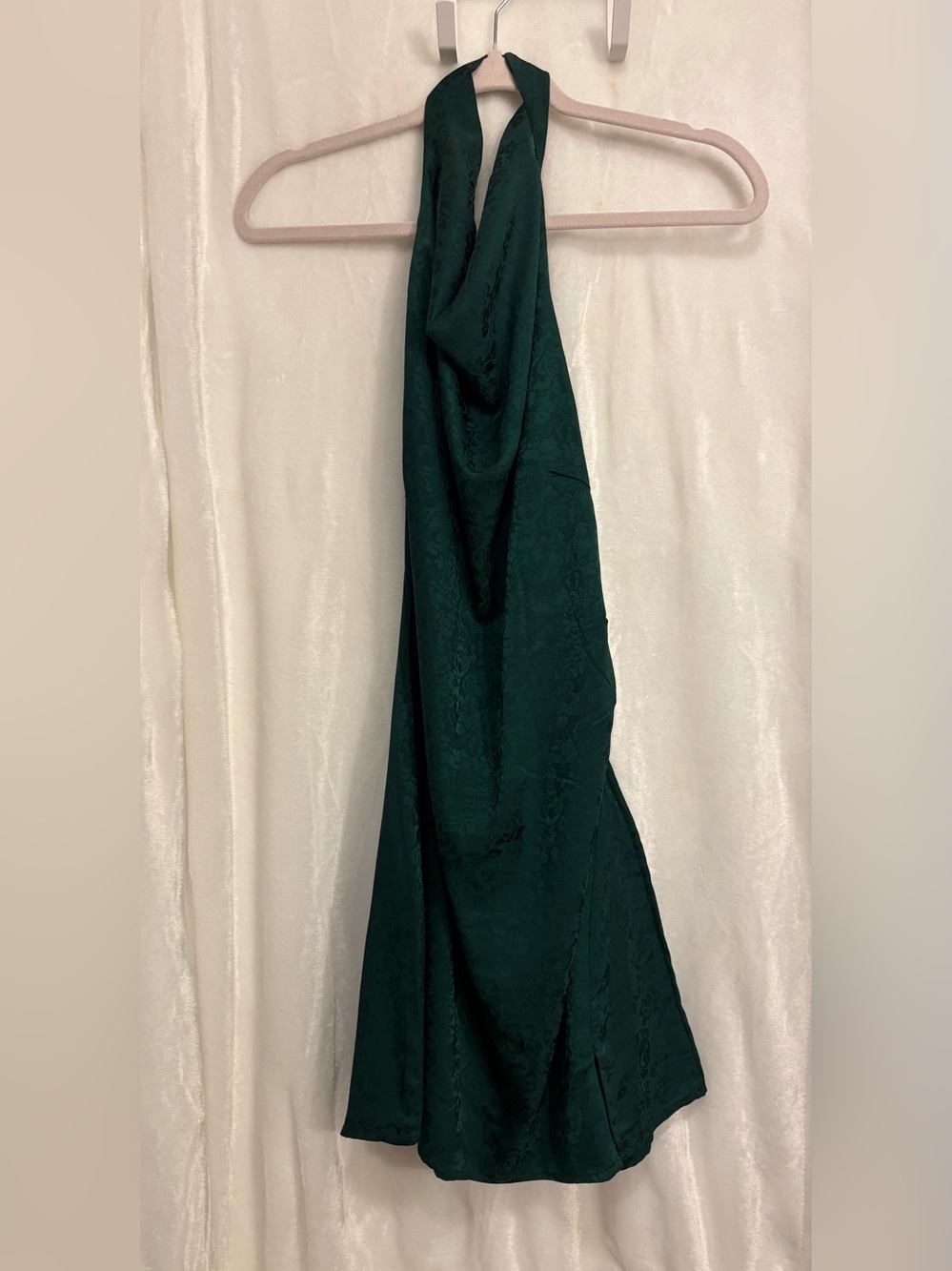 Lulu's Dark Emerald Green Formal Dress